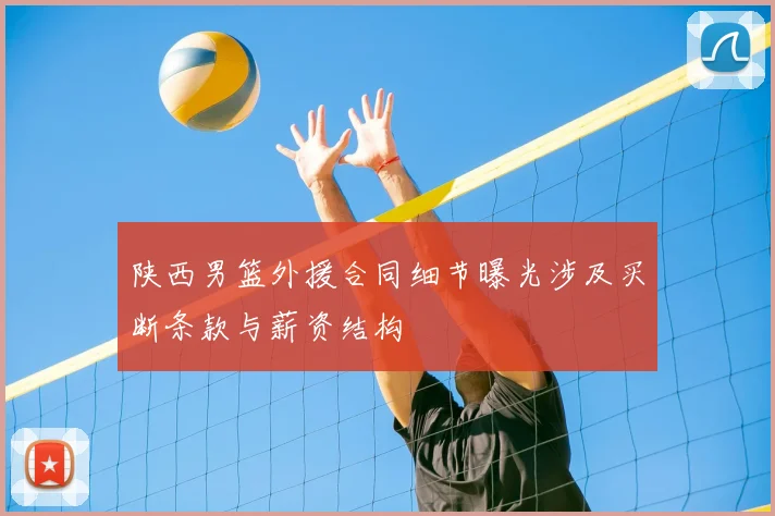 陕西男篮外援合同细节曝光涉及买断条款与薪资结构